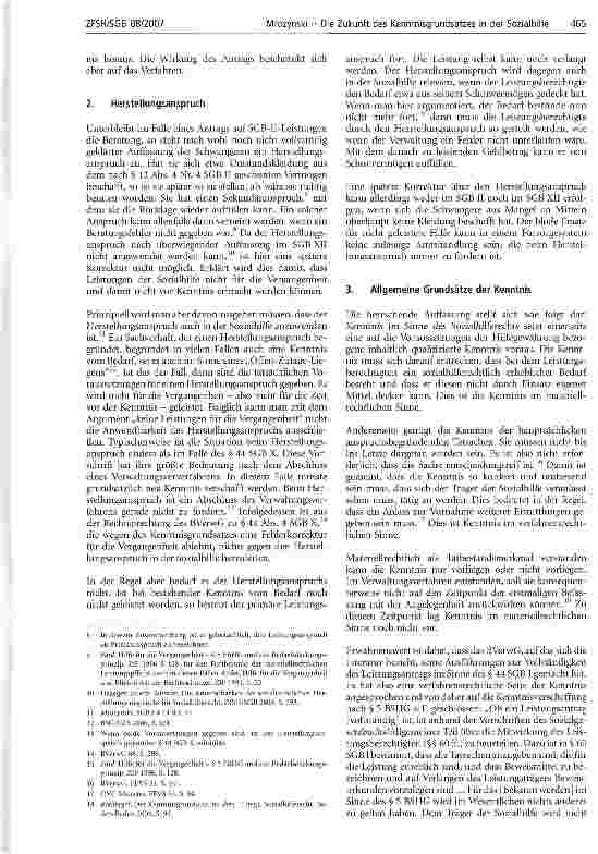 Vorschauseite 3: Die Zukunft des Kenntnisgrundsatzes in der Sozialhilfe