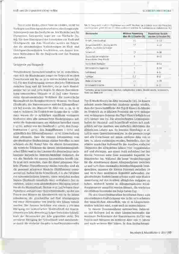 Vorschauseite 3: Kraft und Gleichgewicht im Alter: Effekte und Dosis-Wirkungs-Beziehungen von Kraftund Gleichgewichtstraining