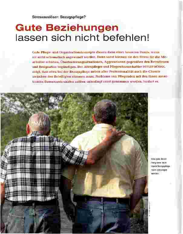 Vorschauseite 1: Gute Beziehungen lassen sich nicht befehlen!