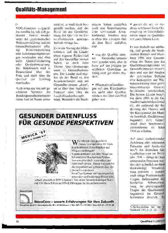 Vorschauseite 3: Gesundheitspolitik in den Ländern: Dem SGB V voraus?