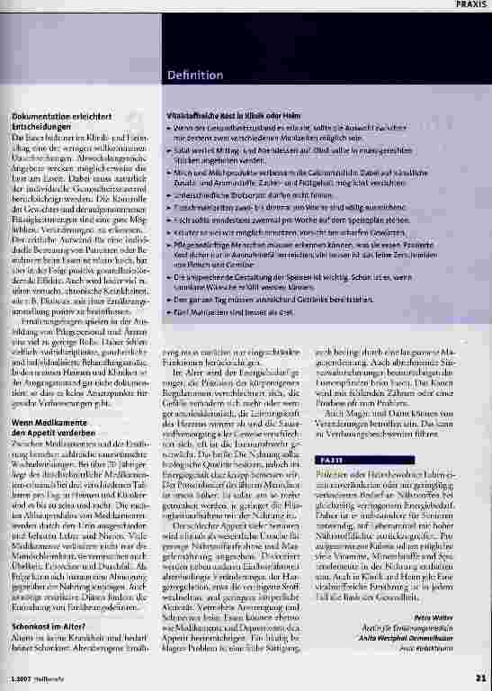 Vorschauseite 2: Konzepte gegen Mangelernährung - Mehr Nährstoffe pro Kalorie