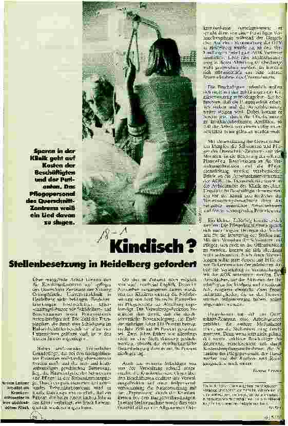 Vorschauseite 1: Kindisch? Stellenbesetzung in Heidelberg gefordert