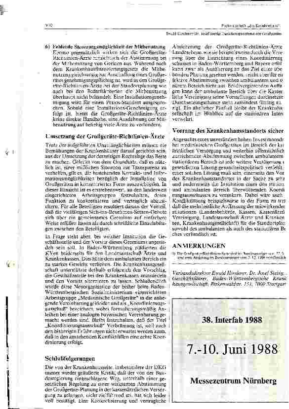 Vorschauseite 5: Funktionsprobleme der Großgeräteplanung