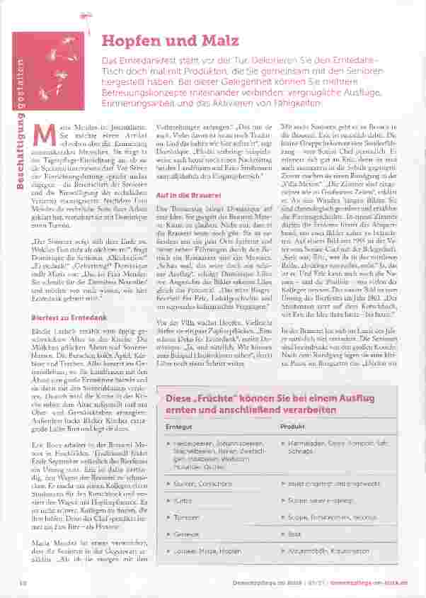 Vorschauseite 1: Hopfen und Malz