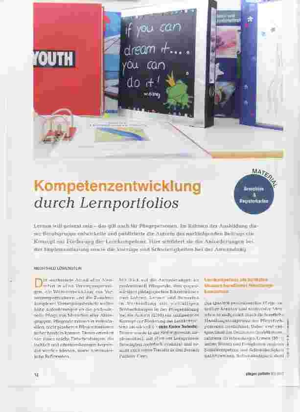 Vorschauseite 1: Kompetenzentwicklung durch Lernportfolios