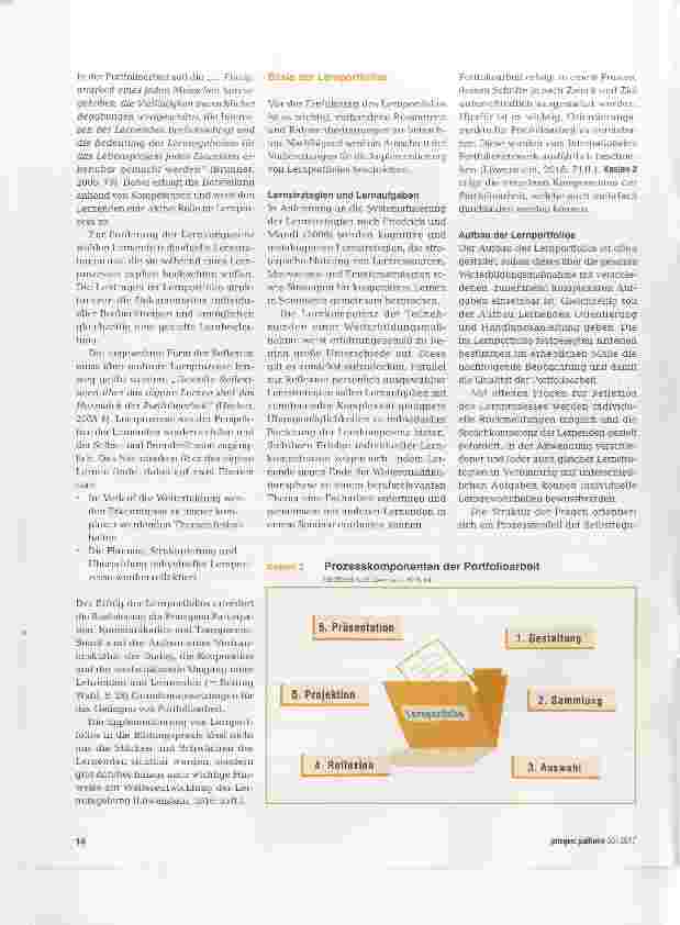 Vorschauseite 3: Kompetenzentwicklung durch Lernportfolios