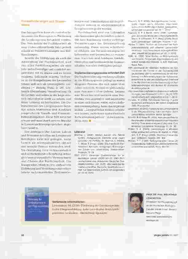 Vorschauseite 5: Kompetenzentwicklung durch Lernportfolios