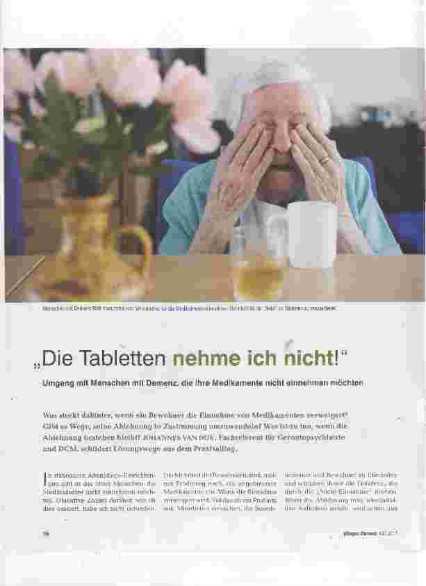 Vorschauseite 1: Die Tabletten nehme ich nicht!