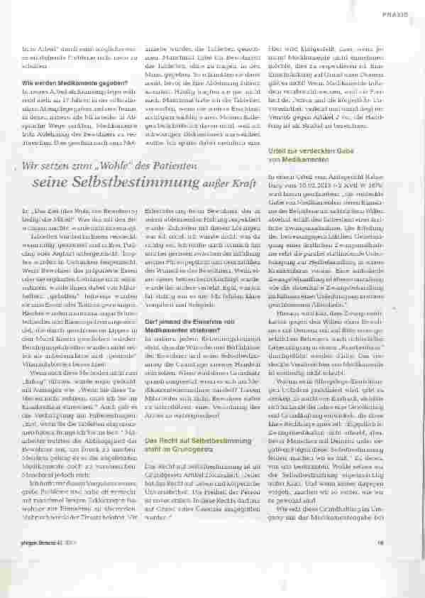 Vorschauseite 4: Die Tabletten nehme ich nicht!