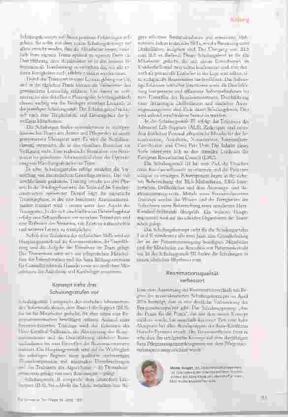 Vorschauseite 2: Reanimation ist Teamarbeit