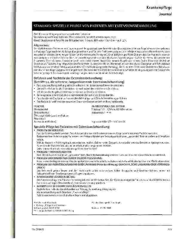 Vorschauseite 5: Diagnosebezogene Pflegestandards in der Unfallchirurgie