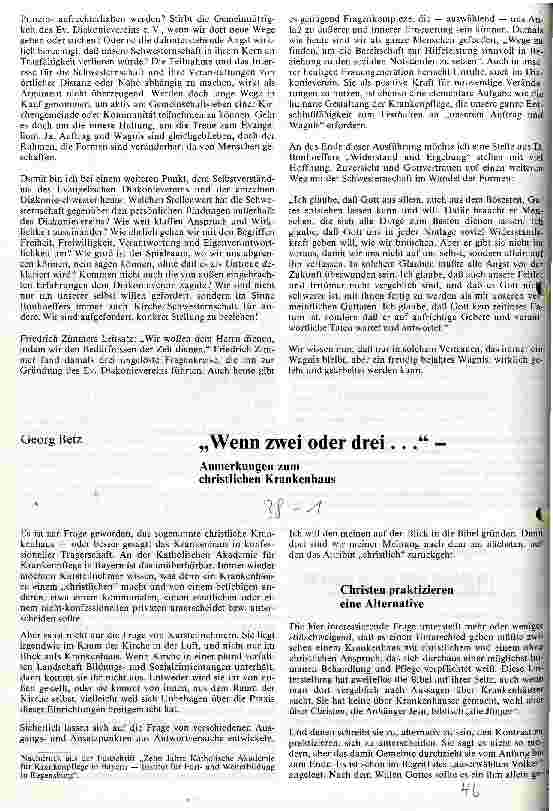 Vorschauseite 2: Die Diakonieschwester in ihrer Schwesternschaft Eine Landschaft der Zerreißproben