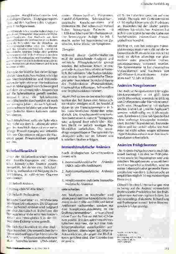 Vorschauseite 2: Anämien im Kindesalter