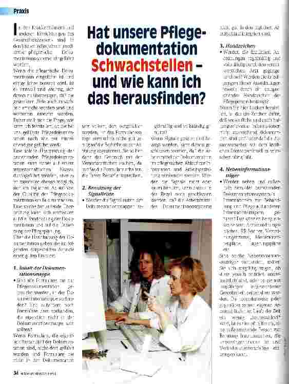Vorschauseite 1: Hat unsere Pflegedokumentation Schwachstellen - und wie kann ich das herausfinden?