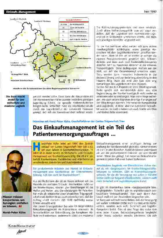 Vorschauseite 1: Das Einkaufsmanagement ist ein Teil des Patientenversorgungsauftrages