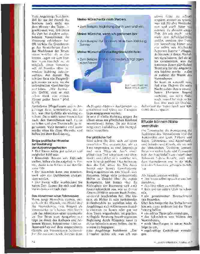 Vorschauseite 2: Rituale helfen beim Abschiednehmen