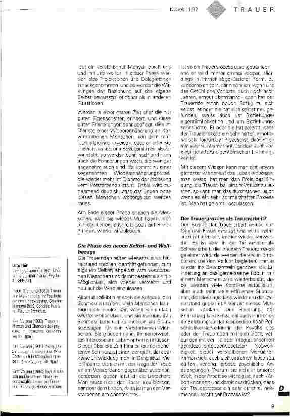 Vorschauseite 4: Trauer