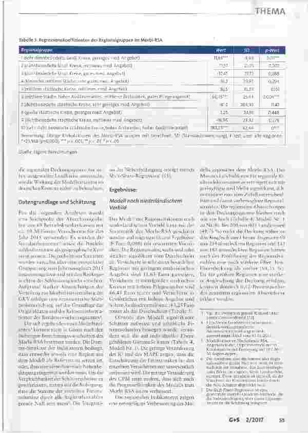 Vorschauseite 4: Der regionale Risikostrukturausgleich Das niederländische Modell als Vorbild für Deutschland?
