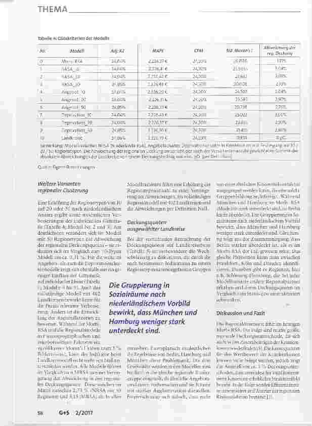 Vorschauseite 5: Der regionale Risikostrukturausgleich Das niederländische Modell als Vorbild für Deutschland?