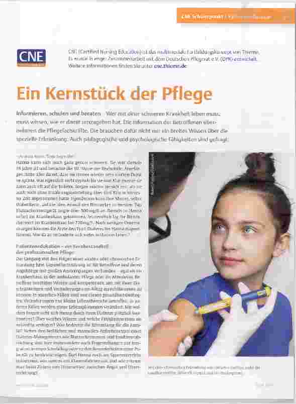Vorschauseite 1: Ein Kernstück der Pflege