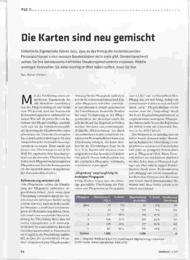 Vorschauseite 1: Die Karten sind neu gemischt