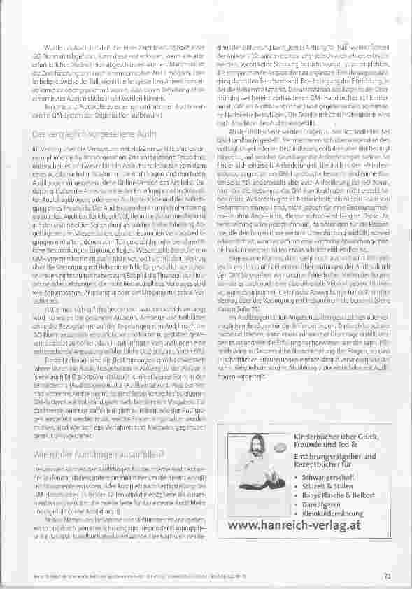 Vorschauseite 4: QM in der Freiberuflichkeit, Teil 33 Was ist ein Audit?