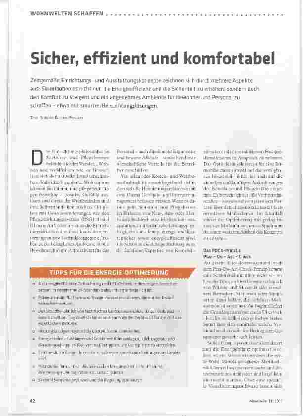 Vorschauseite 1: Sicher, effizient und komfortabel