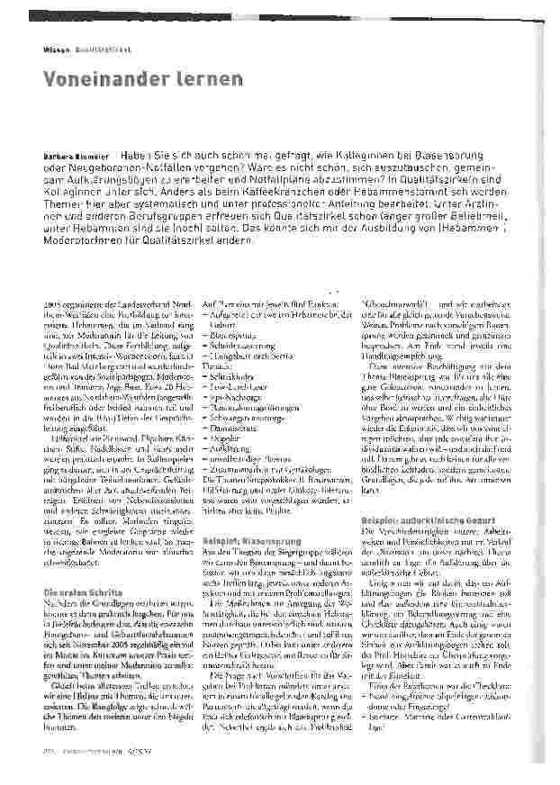 Vorschauseite 1: Voneinander lernen