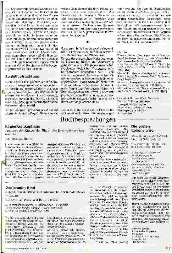 Vorschauseite 4: Geschlechtsspezifisches Rollenverhalten von Kindern - gibt es das (noch)?