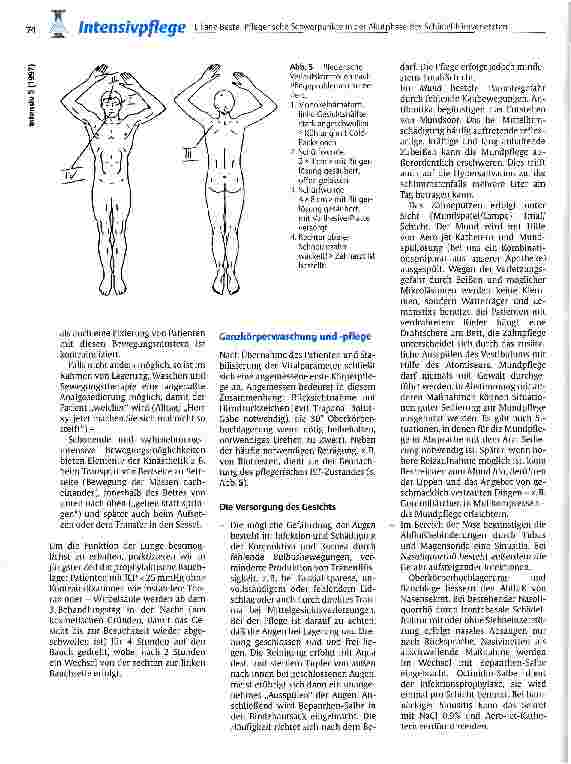 Vorschauseite 5: Pflegerische Schwerpunkte in der Akutphase des Schädel-Hirnverletzten
