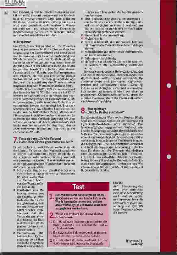 Vorschauseite 4: Dekubitus-Therapie Teil 3: Therapiefragen, Heilungsstörungen und Kosten
