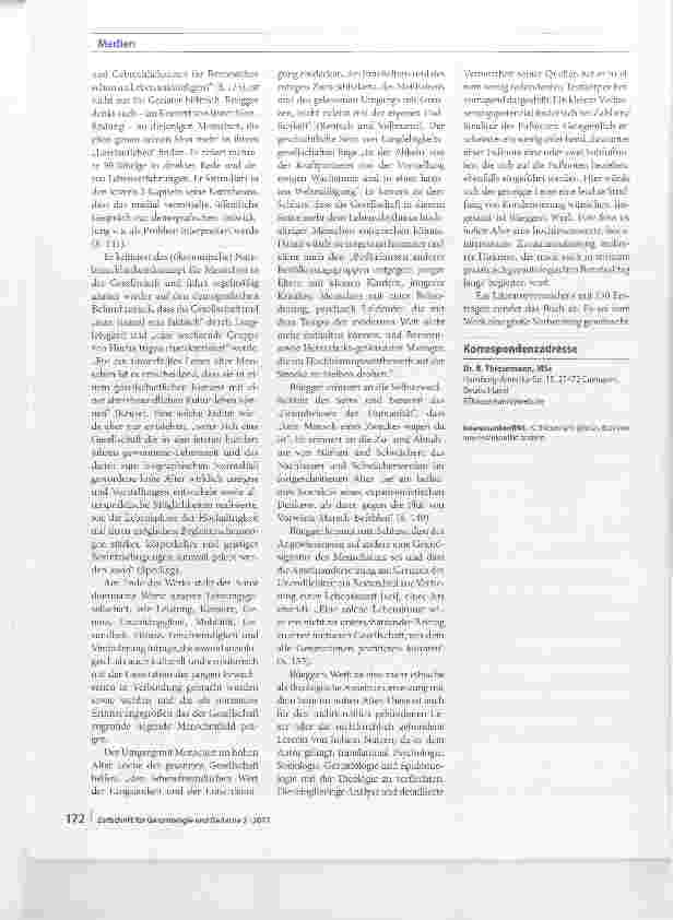 Vorschauseite 3: Sinn von Hochaltrigkeit für den Einzelnen und die Gesellschaft