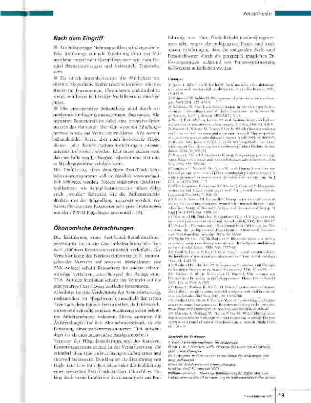 Vorschauseite 6: Beschleunigte Erholung nach OP