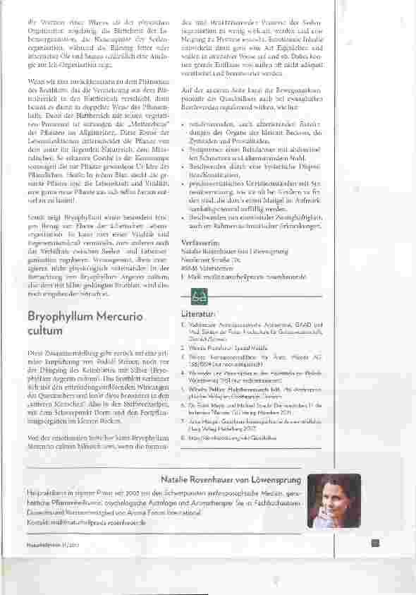 Vorschauseite 4: Die vegetabilisierten Metalle Vegetabilisiertes Quecksilber