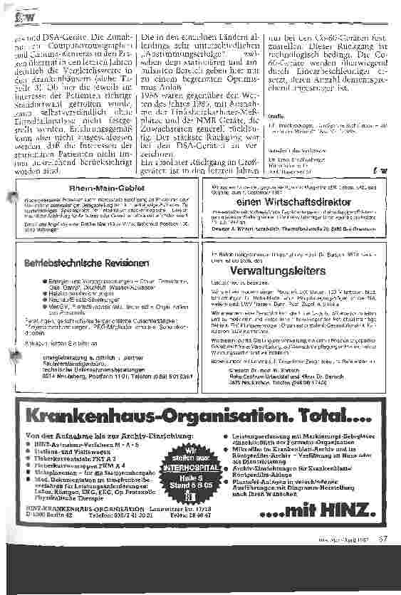 Vorschauseite 2: Großgeräte: Anzahl weiter angestiegen