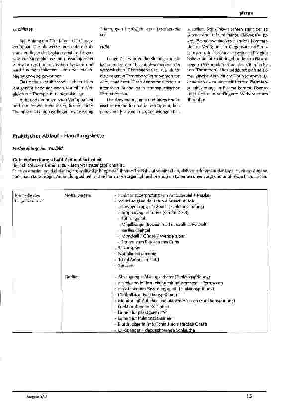 Vorschauseite 6: Systemische Lysetherapie bei akutem Myokardinfarkt