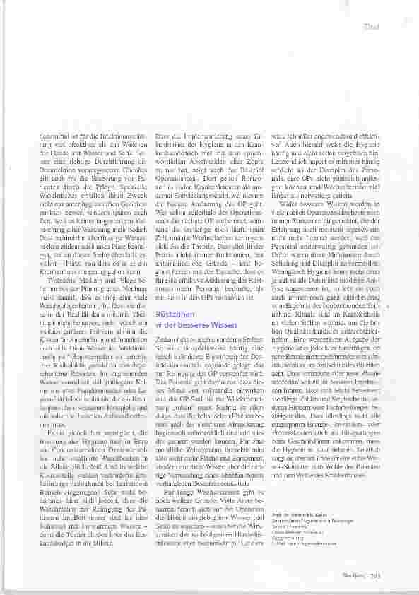 Vorschauseite 2: Hygiene rechnet sich