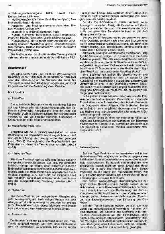 Vorschauseite 3: Indikationen und Methodik der Allergietestung