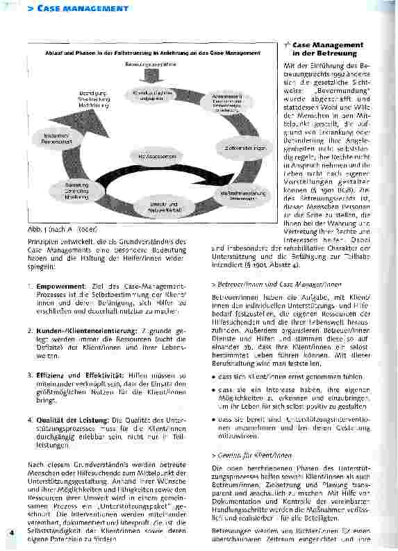 Vorschauseite 2: Modeerscheinung oder Grundlage für ein effektivesBetreuungsmanagement