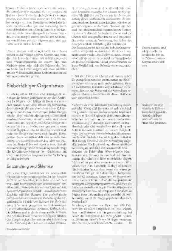 Vorschauseite 2: Die Heilkraft des Fiebers