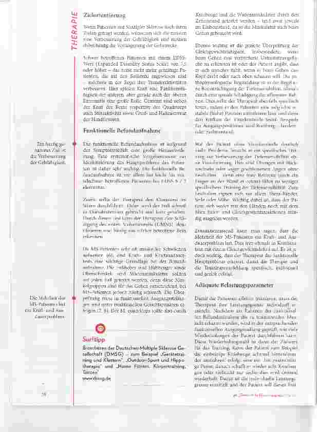 Vorschauseite 4: Evidenzbasierte Physiotherapie bei Multipler Sklerose