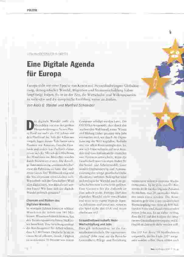 Vorschauseite 1: Eine Digitale Agenda für Europa