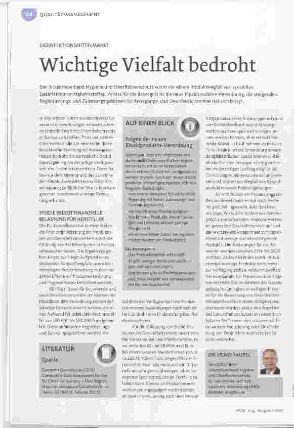 Vorschauseite 1: Wichtige Vielfalt bedroht