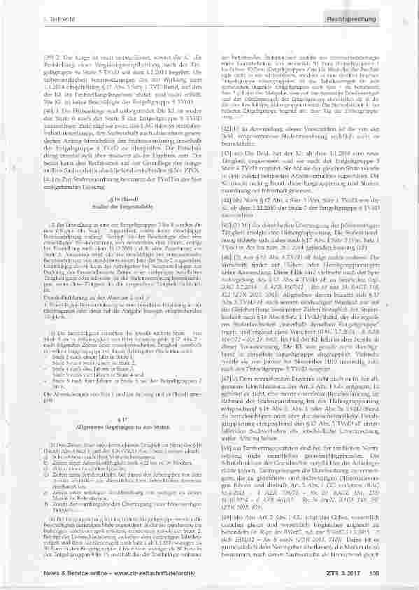 Vorschauseite 4: Eingruppierung - Klageänderung in der Revisionsinstanz