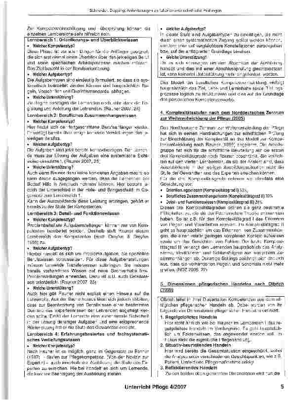 Vorschauseite 4: Anforderungen an fallund fachsystematisch orientierte schriftliche Prüfungen
