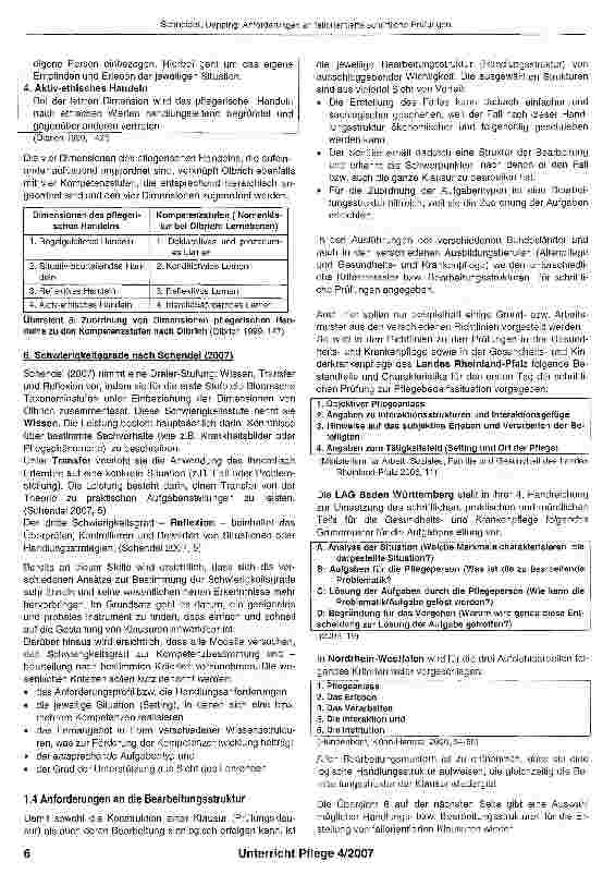 Vorschauseite 5: Anforderungen an fallund fachsystematisch orientierte schriftliche Prüfungen