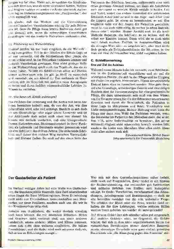 Vorschauseite 3: Bericht über die Anleitetätigkeit