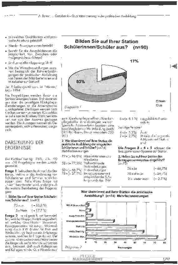 Vorschauseite 3: Qualitätssicherung in der praktischen Ausbildung