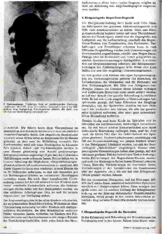 Vorschauseite 6: Fortschritte auf dem Gebiet der Kinderröntgenologie