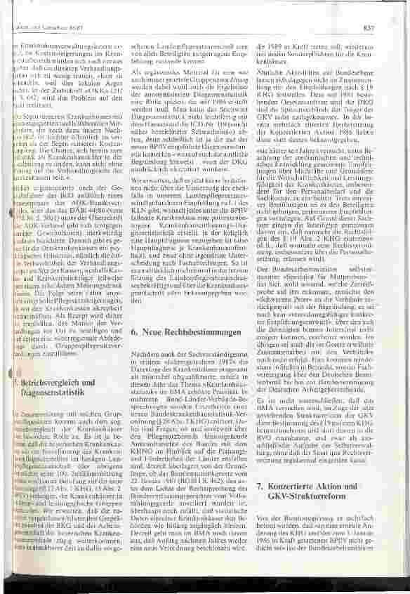 Vorschauseite 5: Erfahrungen mit der Bundespflegesatzverordnung (BPflV)